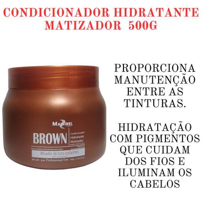 Imagem de Matizador Ativador Tom Castanho Brown 500g Mairibel Original