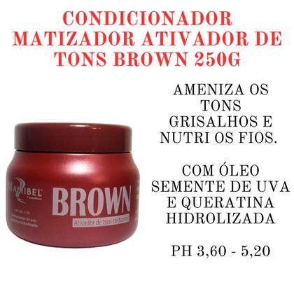 Imagem de Matizador Ativador Tons Brow Castanho 250g Mairibel Original