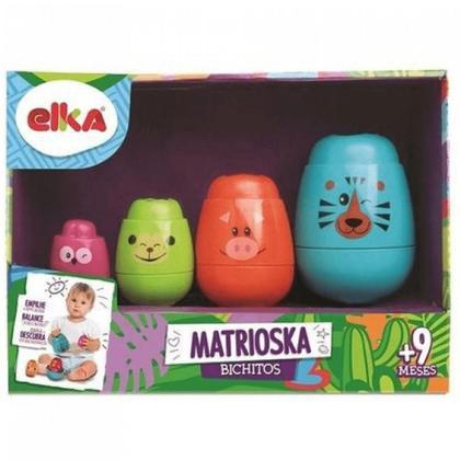 Imagem de Matrioska Bichitos Cor Variadas Conjunto de Incorporaçao Elka