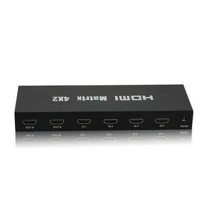 Imagem de Matrix Hdmi 4X2 Switch Splitter 1080P 4K 3D Com Controle