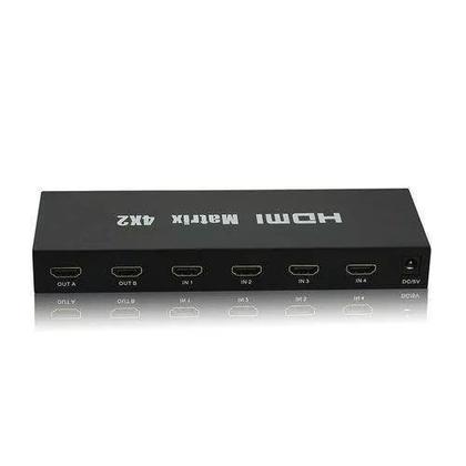 Imagem de Matrix Hdmi 4X2 Switch Splitter 1080P 4K 3D Com Controle