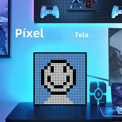 Imagem de Matriz de Pixels LED RGB Inteligente - Display DIY com Controle via Bluetooth e App