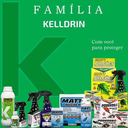 Imagem de Matt Pulgões Kelldrin 500ml Malathion Inseticida Spray Pulgão E Cochonilha