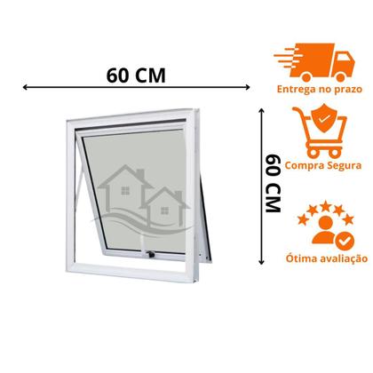 Imagem de Max ar 60x60 linha 25 branco sem grade