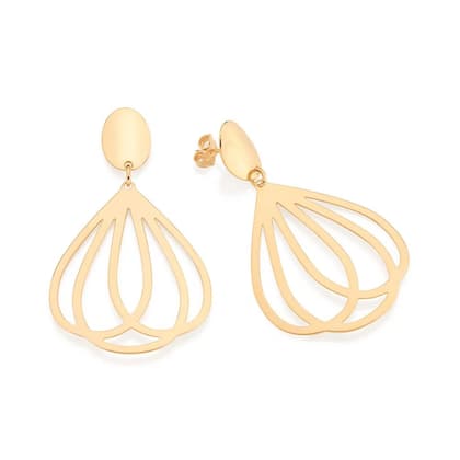 Imagem de Maxi Brincos Rommanel Banhado Ouro 18k Lindo