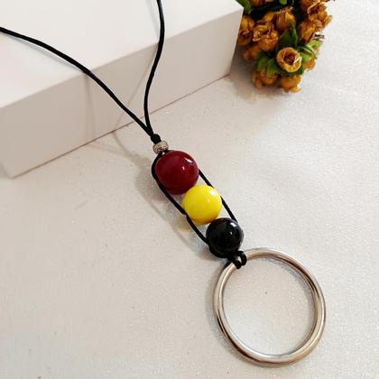 Imagem de Maxi colar longo colorido feminino Hippie 