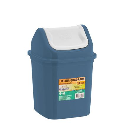 Maximize a Beleza do Seu Banheiro com a Lixeira Basculante de 3,6L Linha Colors - PL DECOR Imagem de Maximize a Beleza do Seu Banheiro com a Lixeira Basculante de 3,6L Linha Colors
