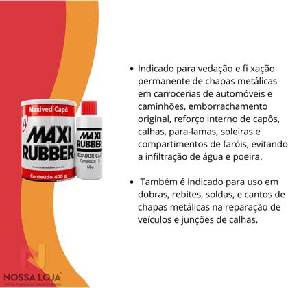 Imagem de Maxived Capo C/ Catalizador 400 G Maxi Rubber