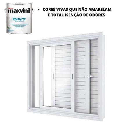 Imagem de MAXVINIL ESMALTE BASE AGUA 3,6L VARIAS Cores