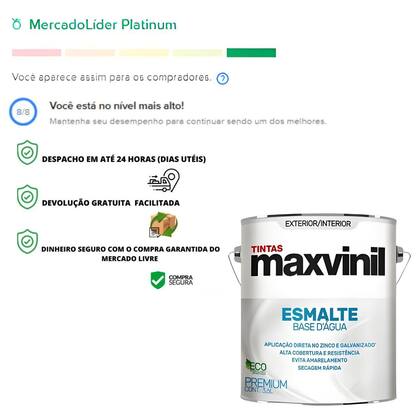 Imagem de MAXVINIL ESMALTE BASE AGUA 3,6L VARIAS Cores