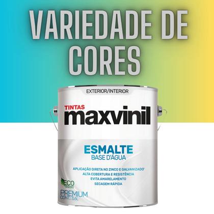 Imagem de MAXVINIL ESMALTE BASE AGUA 3,6L VARIAS Cores