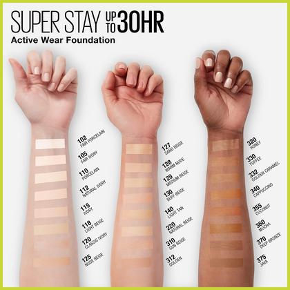 Imagem de Maybelline New York Super Stay Full Coverage Liquid Foundation Maquiagem, Marfim Justo, 1 Fl Oz