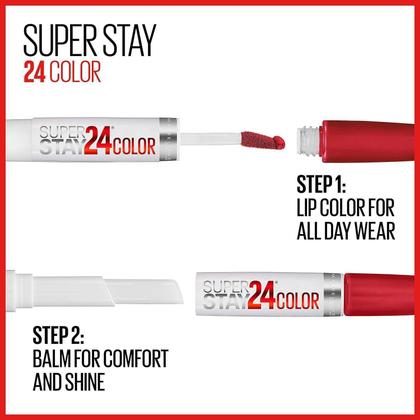 Imagem de Maybelline Super Stay Batom Líquido 24Hrs 2 Etapas Cor: 105