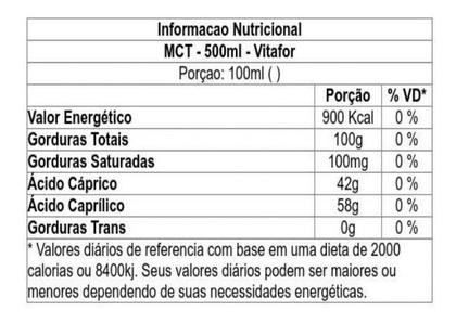 Imagem de MCT Oleo de Coco Refinado (500ml) - Padrão: Único