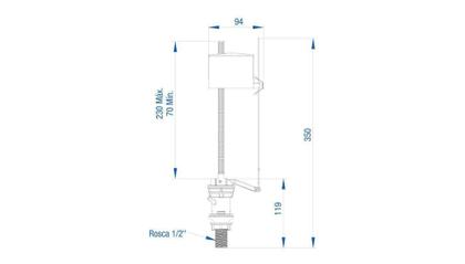 Imagem de Mecanismo CX Acoplada Entrada 295MM POP FLUX Censi 9003