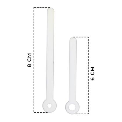 Imagem de Mecanismo De Relógio Máquina 17mm Com Ponteiros Hora E Minuto Branco