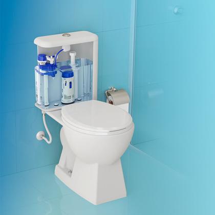 Imagem de Mecanismo Saída Universal Cx. Acoplada Dual Flush 3x1 Censi