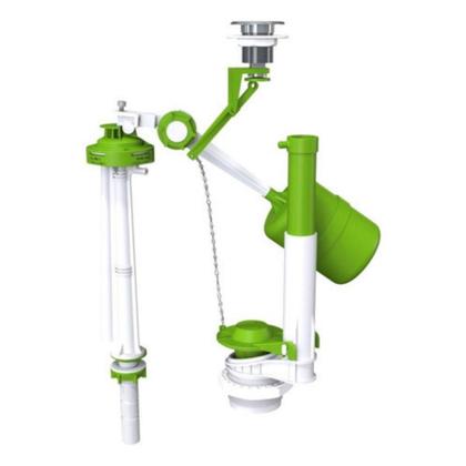 Imagem de Mecanismo Universal P/ Caixa Acoplada Botão Cromado 52032