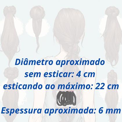 Imagem de Mecha De Cabelo Colorida e Xuxinha Aplique Tic Tac Kit 6 Un