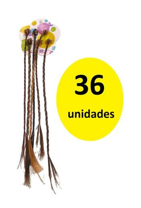 Imagem de Mechas c/ Piranha Aplique De Cabelo Infantil - Kit 36 un