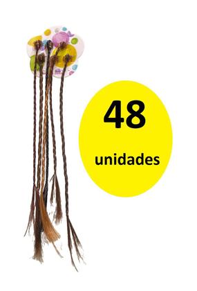 Imagem de Mechas c/ Piranha Aplique De Cabelo Infantil - Kit 48 un