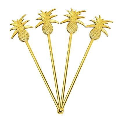 Imagem de Mechedor Drink Abacaxi Acrilico Bebida Festas Balada C/3