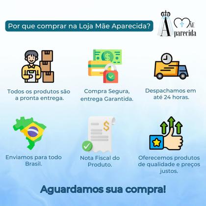 Imagem de Medalha De Berço Anjo da Guarda Com Imagem Resinada