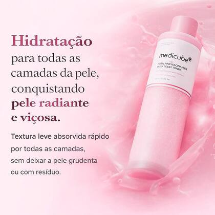 Imagem de Medicube PDRN Pink Niacinamide Milky Toner Tônico Facial