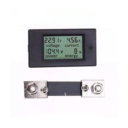 Imagem de MEDIDOR DE CONSUMO POTENCIA VOLTAGEM AMPERAGEM 4x1 100A DC PZEM-051 CORRENTE CONTÍNUA