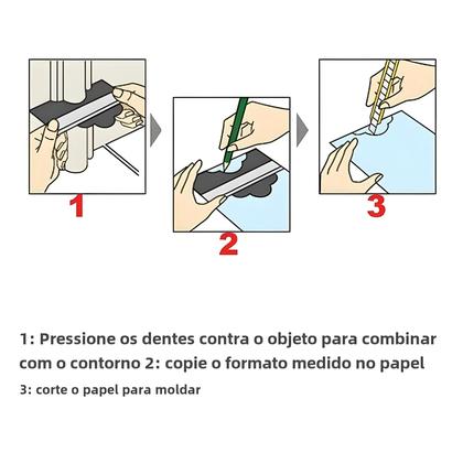 Imagem de Medidor de Contorno Duplicador de Forma - Ferramenta de Medição e Cópia de Perfil