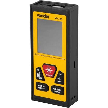 Imagem de Medidor de Distância a Laser VD 120 com Alcance 120 m e Medição Bilateral Vonder