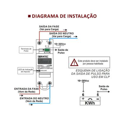 Imagem de Medidor de Energia (kWh) Monofásico DDS238-2 - Medição Direta até 80A