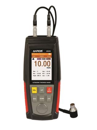 Imagem de Medidor de Espessura por Ultrassom (0,01 mm) com Certificado de Calibração - KR225