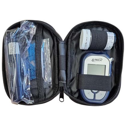 Imagem de Medidor de Glicose no Sangue Sistema Auto Code Ejetor de Tiras G-Tech Vita