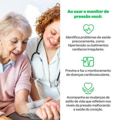 Imagem de Medidor de Pressão Arterial de Pulso Bluetooth Multi Saúde - HC205