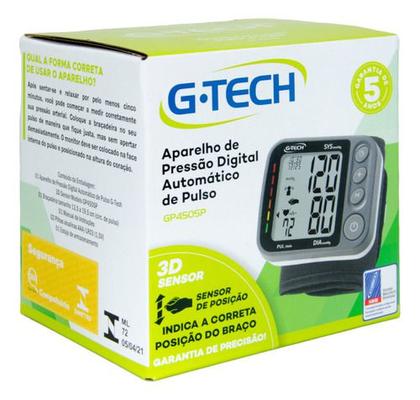 Imagem de Medidor De Pressão Arterial Digital Sensor 3d Automatico de Pulso G-Tech