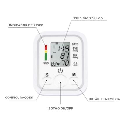 Imagem de Medidor de Pressão Automático - Medição Rápida e Confiável