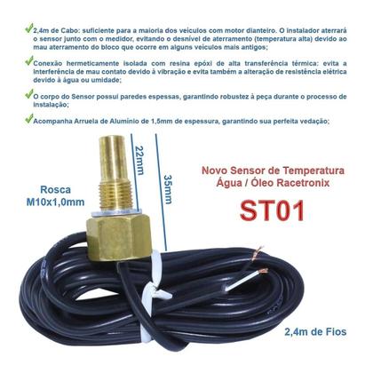 Imagem de Medidor De Temperatura Da Água Display Azul Com Sensor