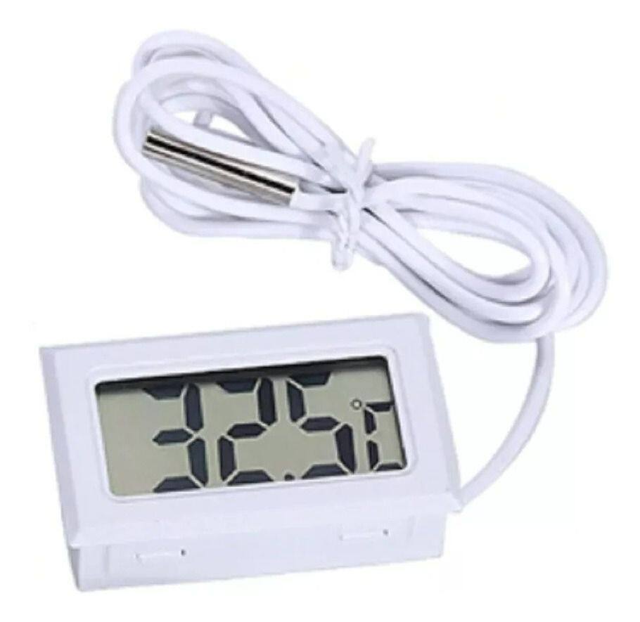 Imagem de Medidor De Temperatura Digital Com Sensor Externo Para Aquário, Freezer, Chocadeira, Estufa E Câmera Fria