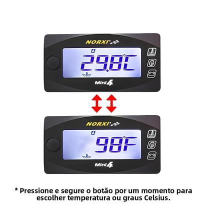 Imagem de Medidor De Temperatura Duplo Para Motocicleta MINI 4, Medidor De Temperatura Do Cilindro, Sensor De