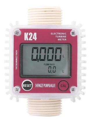 Imagem de Medidor De Vazão Digital K24 Com Sensor Água Óleo Gasolina