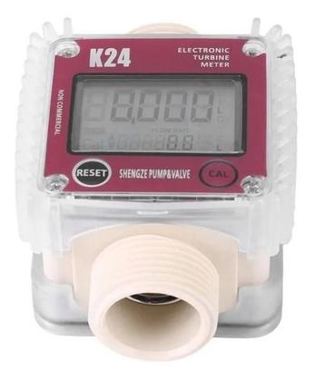 Imagem de Medidor De Vazão Digital K24 Com Sensor Água Óleo Gasolina