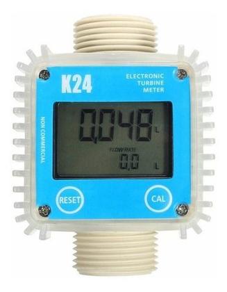 Imagem de Medidor De Vazão Digital Lcd K24 Água Óleo Gasolina C/sensor