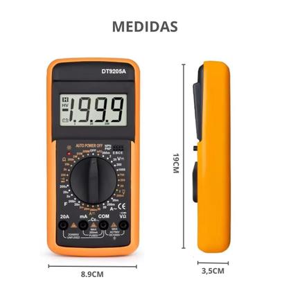 Imagem de Medidor Digital de Alta Precisão com Função Capacímetro e Tensão