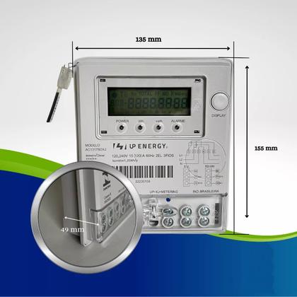 Imagem de Medidor Energia Elétrica Bifásico 110v 220v COPEL