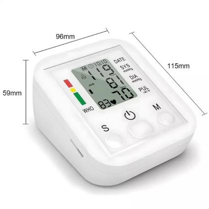 Imagem de Medidor Pressão Digital Com Voz Monitor Inteligente