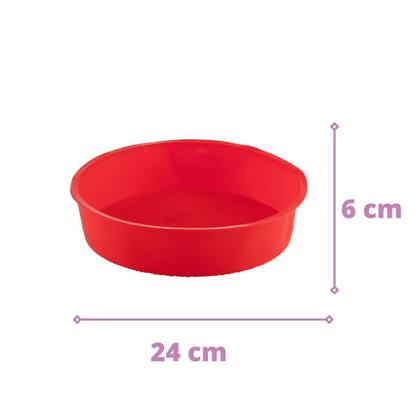 Imagem de Medidora 5 Pç + Forma de Silicone 24cm Redonda Sortida 4Un