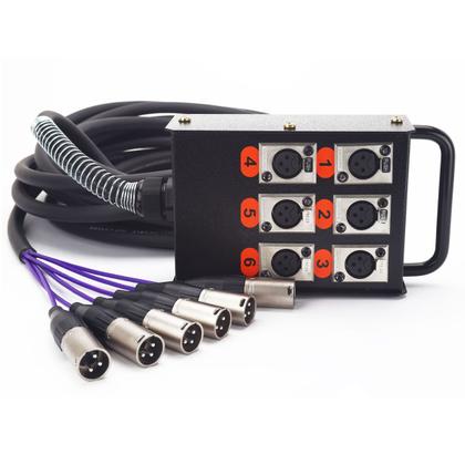 Imagem de Medusa 6 Vias Montada com Conectores Amphenol 2 MT