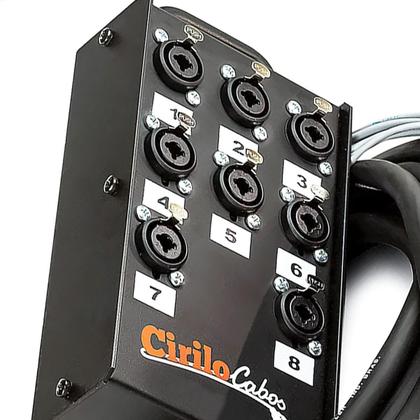 Imagem de Medusa 8 Vias Com Conectores Combo - Cirilo Cabos 60 Metros