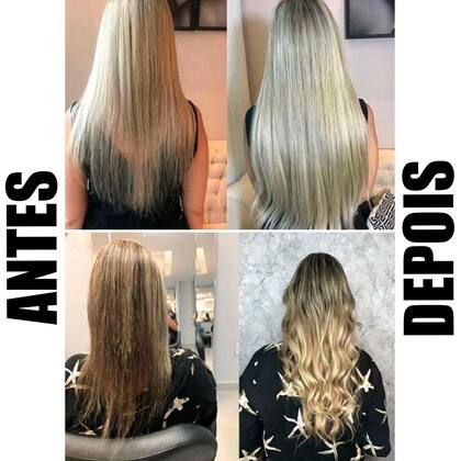 Imagem de Mega Hair Fita Adesiva castanho liso 50cm 1 Tela 20g